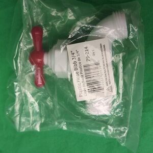 Plastic Hose Bibb 3/4" White